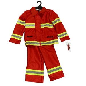 Boys firefighter costume small
